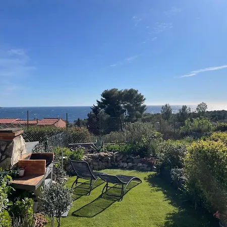 Ac, Garden With Sea View, Private Parking, Swimming Pool Apartamento Bandol